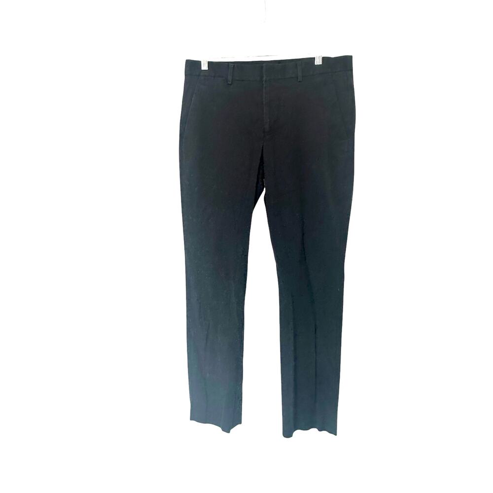 Express Men's Black Photographer Office‎ Work Straight Leg Dress Pants 32 x 32